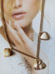 Collier breloques réalisé à base de récupération diverse