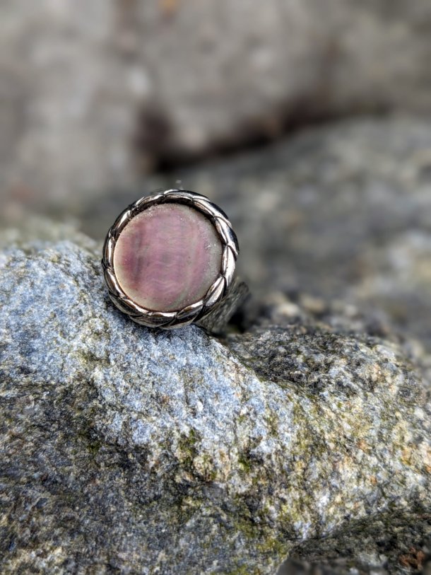 bague réglable réalisée avec des éléments de récupération
