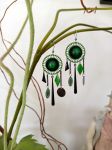 boucles d'oreilles capsules de café très légères et éléments de récupération, pour oreilles percées