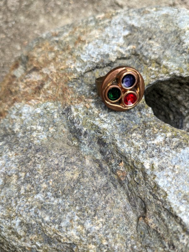 bague réglable réalisée avec des éléments de récupération